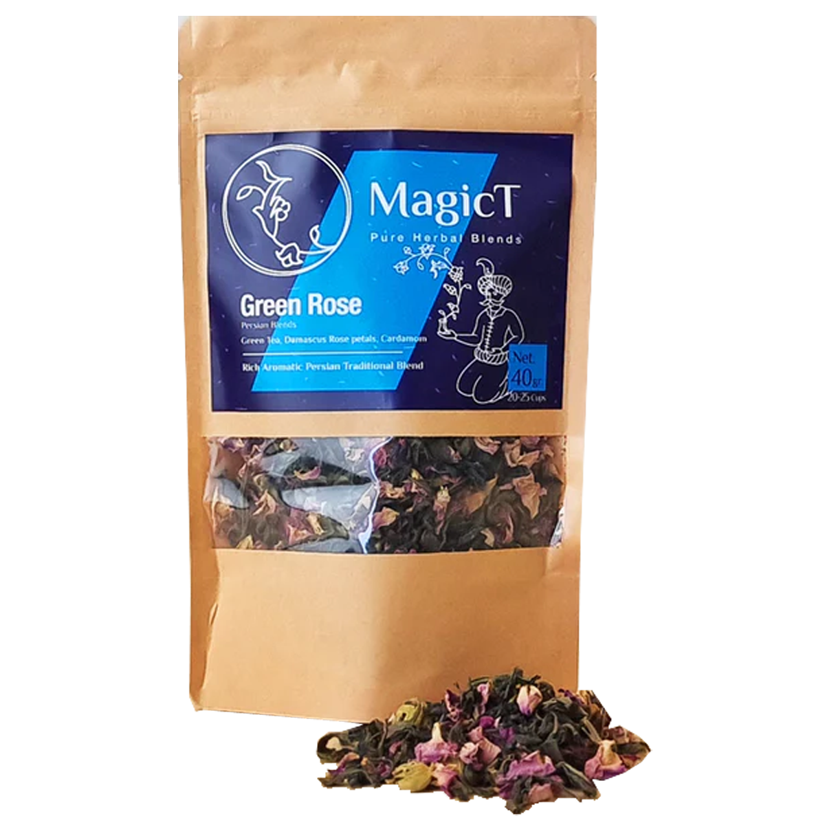 MagicT Green Rose Tea Blend Loose Leaf Teas Healthy co nz magict-green-rose-tea-blend-loose-leaf-teas-healthy-co-nz