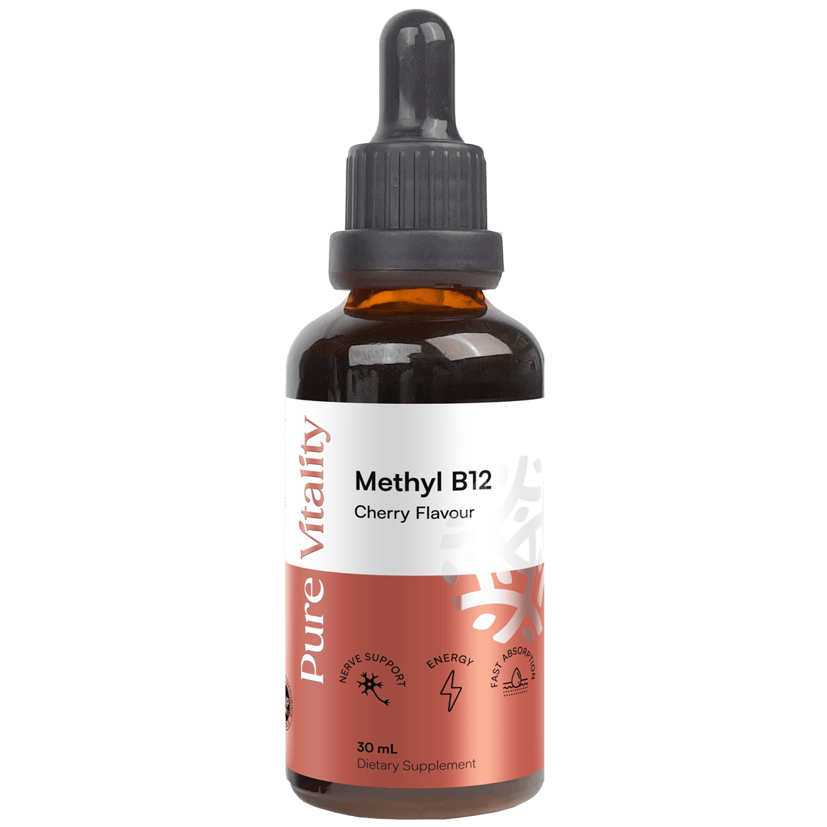 Pure Vitality Methyl B12 Vitamin Drops | healthy.co.nz