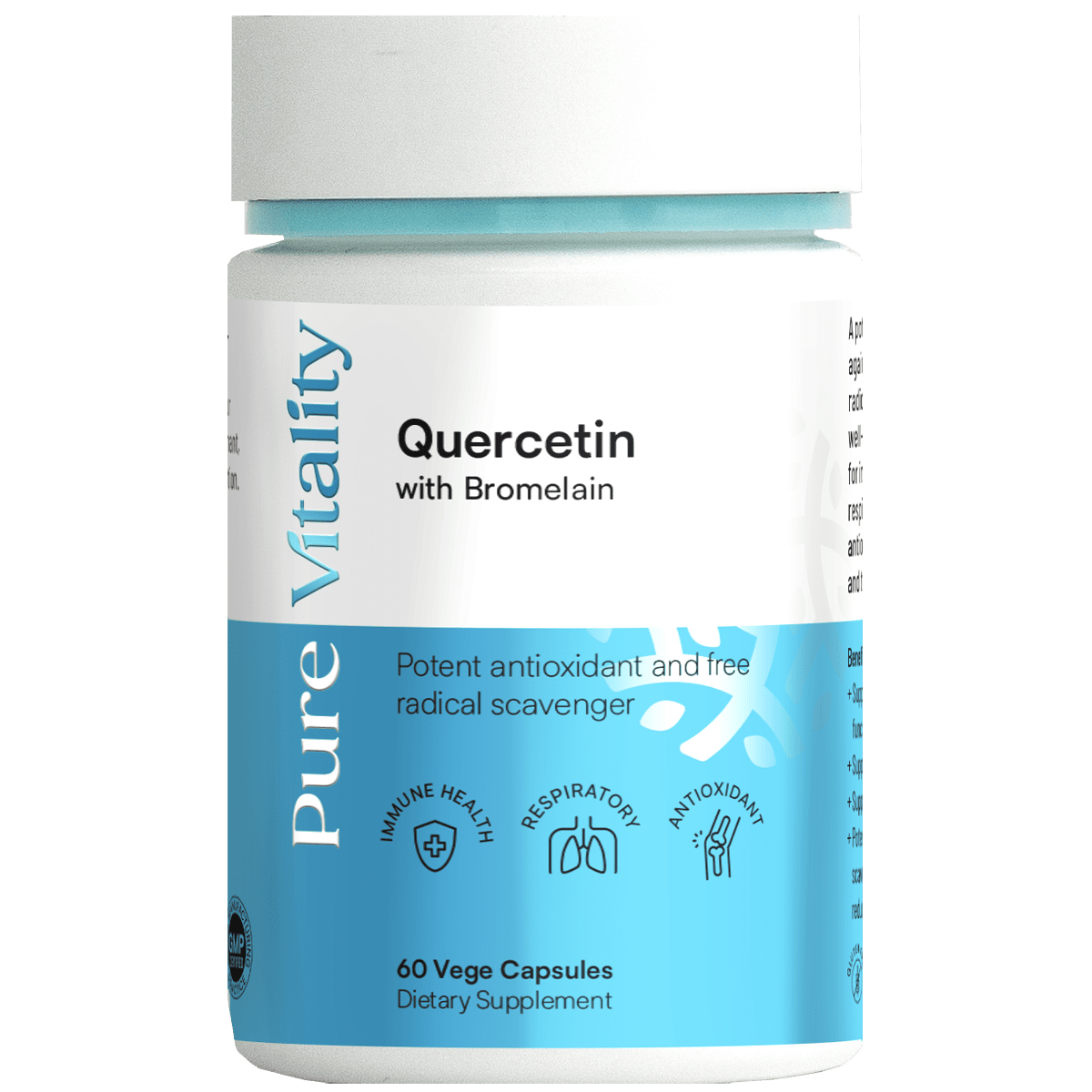 Pure Vitality Quercetin with Bromelain | healthy.co.nz