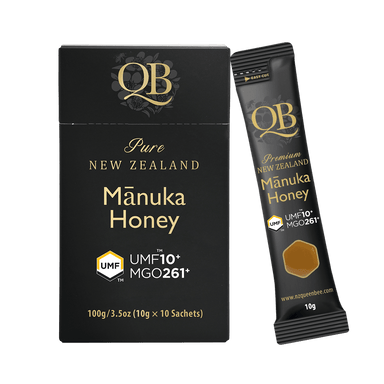 NZQueenBee QB Manuka Honey UMF 10+ Sachets | healthy.co.nz