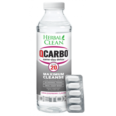 Herbal Clean QCarbo20 Clear Maximum Cleanse + Detox Tabs | healthy.co.nz