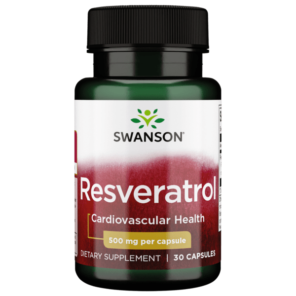 Swanson Resveratrol 500mg | healthy.co.nz