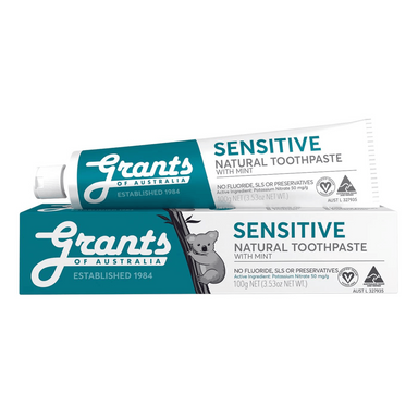 Grants Sensitive Natural Toothpaste with Mint