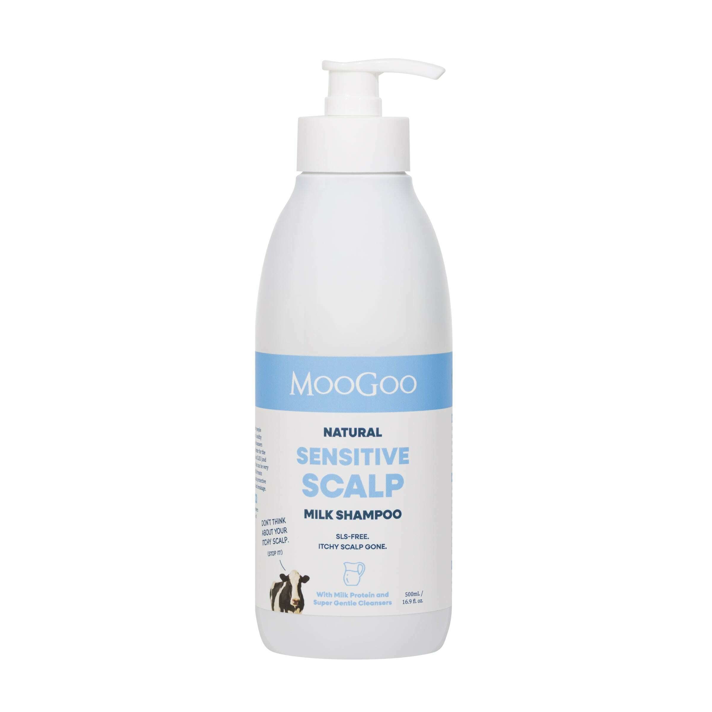 MooGoo Natural Sensitive Scalp Milk Shampoo | healthy.co.nz