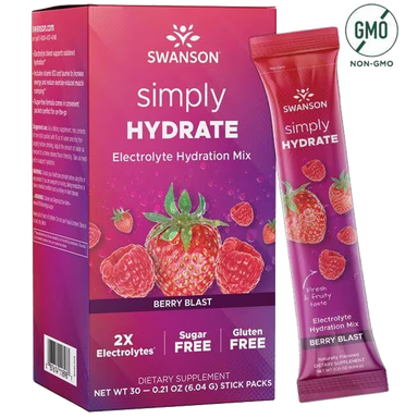 Swanson Simply Hydrate Electrolyte Hydration Mix | healthy.co.nz