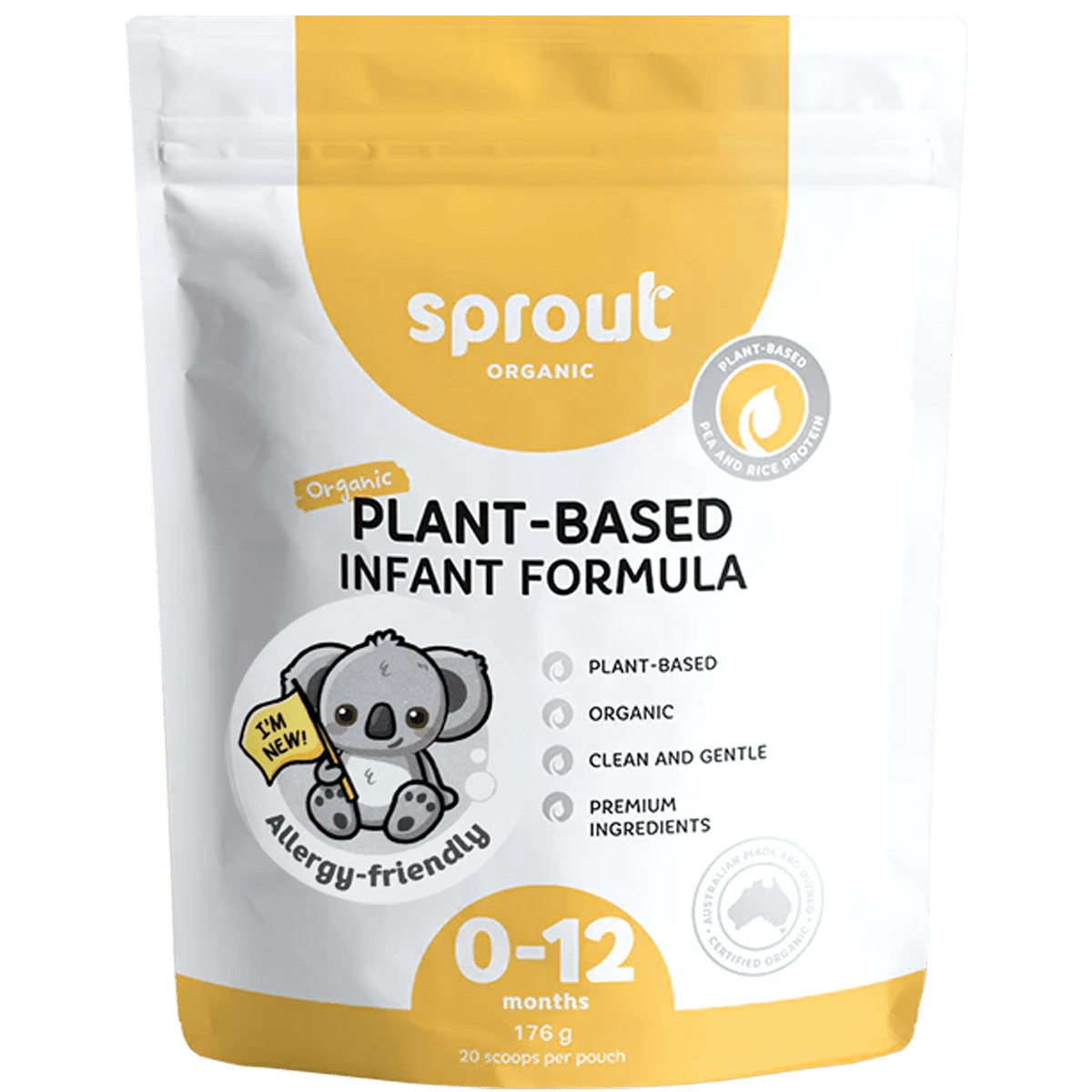 Sprout Organic Plant Based Infant Formula | healthy.co.nz