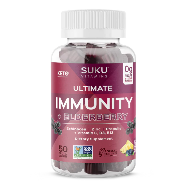 SUKU Ultimate Immunity + Elderberry | Healthy.co.nz