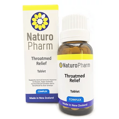 Naturo Pharm Throatmed Relief Tablets | healthy.co.nz