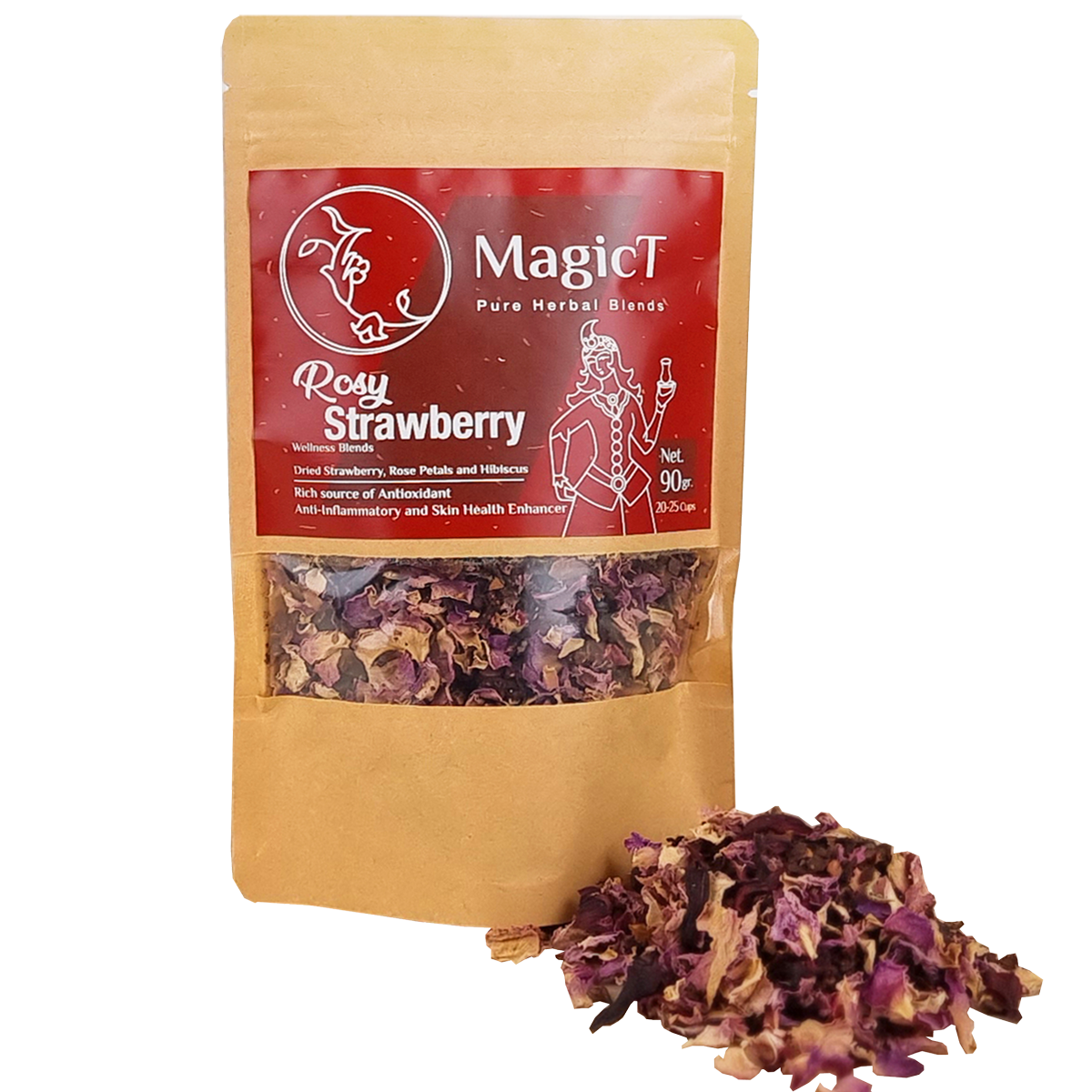 MagicT Rosy Strawberry Tea Blend | healthy.co.nz