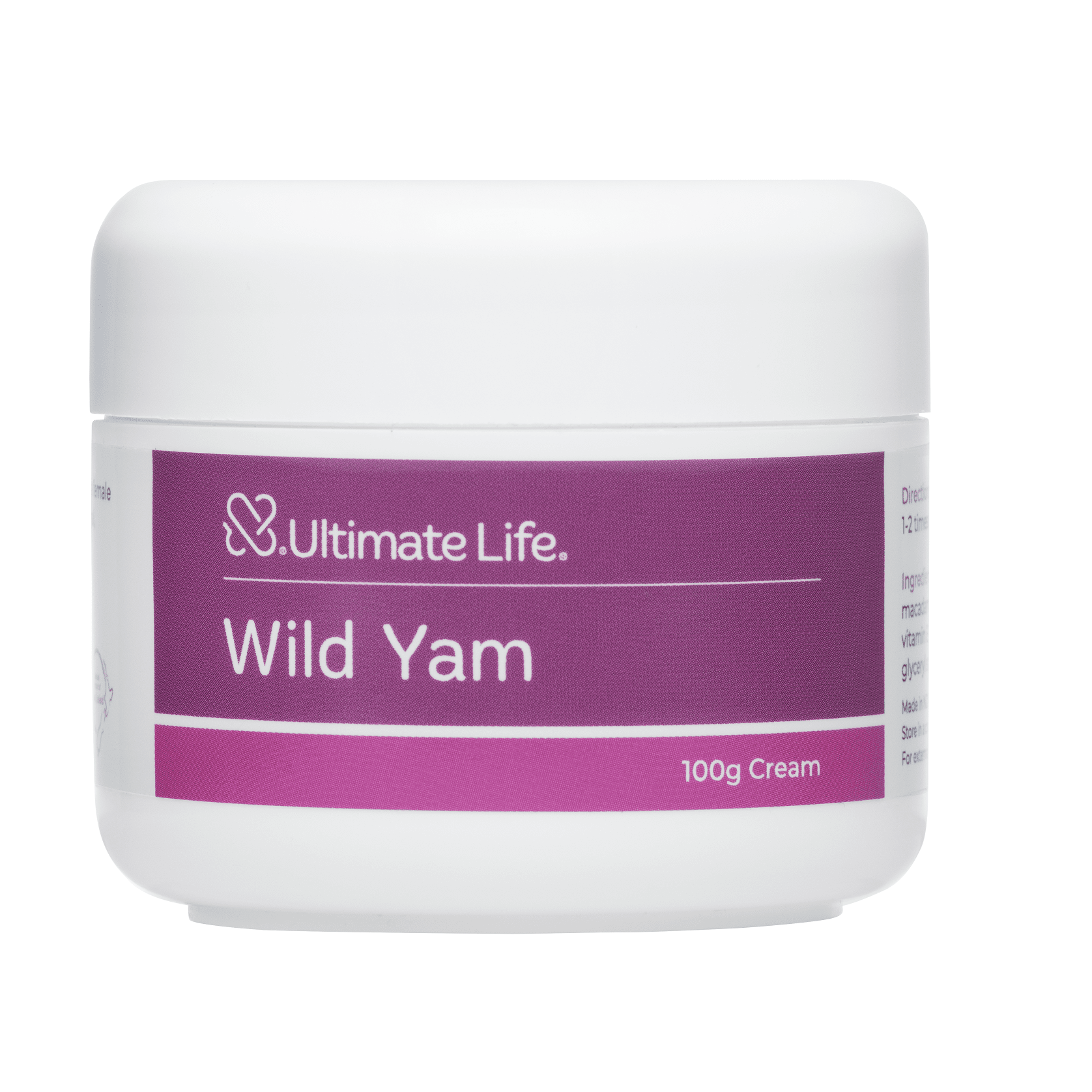 Ultimate Life Wild Yam Cream | Hormonal Support | healthy.co.nz