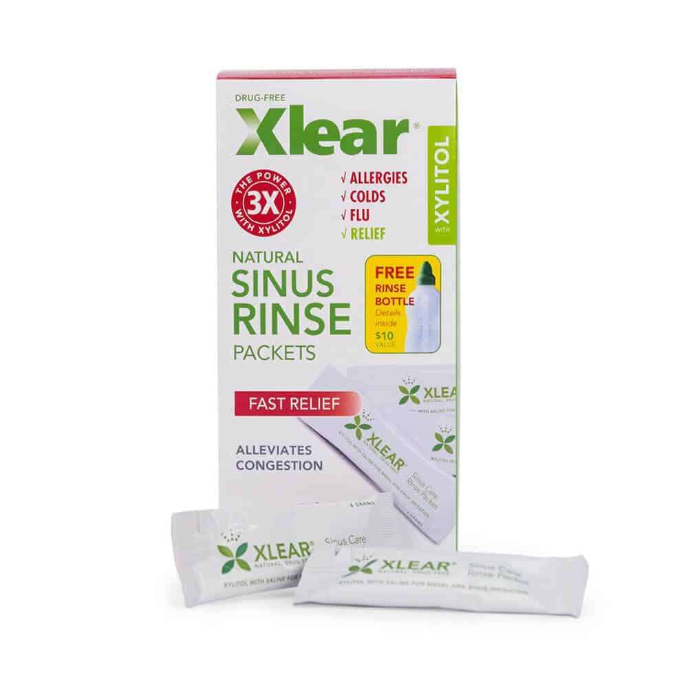 Xlear Sinus Rinse Refill 50 Pack | Xylitol Saline — healthy.co.nz
