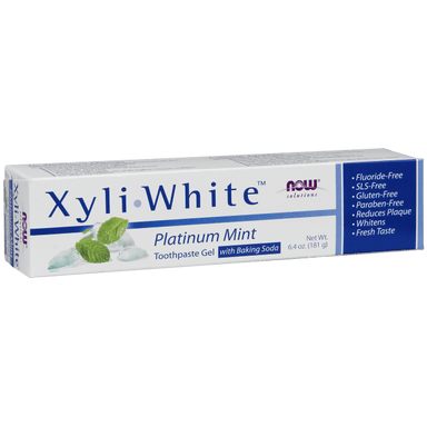 Now Dental XyliWhite Toothpaste Gel - Platinum Mint | healthy.co.nz