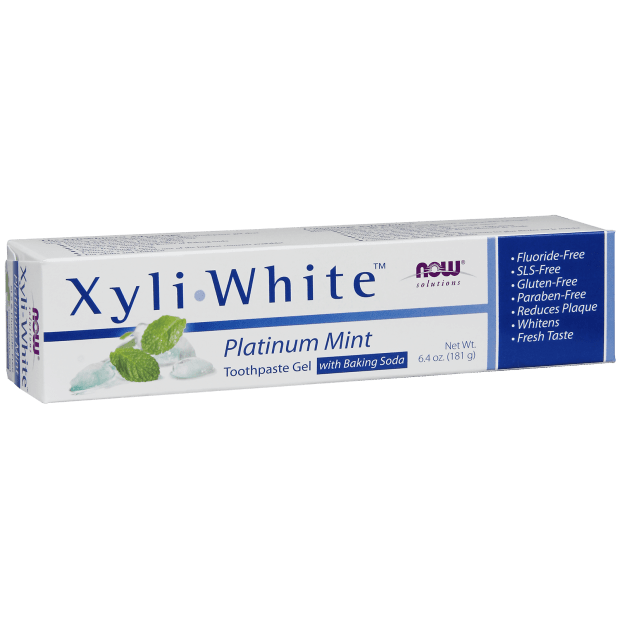 Now Dental XyliWhite Toothpaste Gel - Platinum Mint | healthy.co.nz