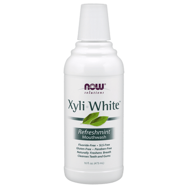 Now Dental XyliWhite Mouthwash - Refreshmint | healthy.co.nz