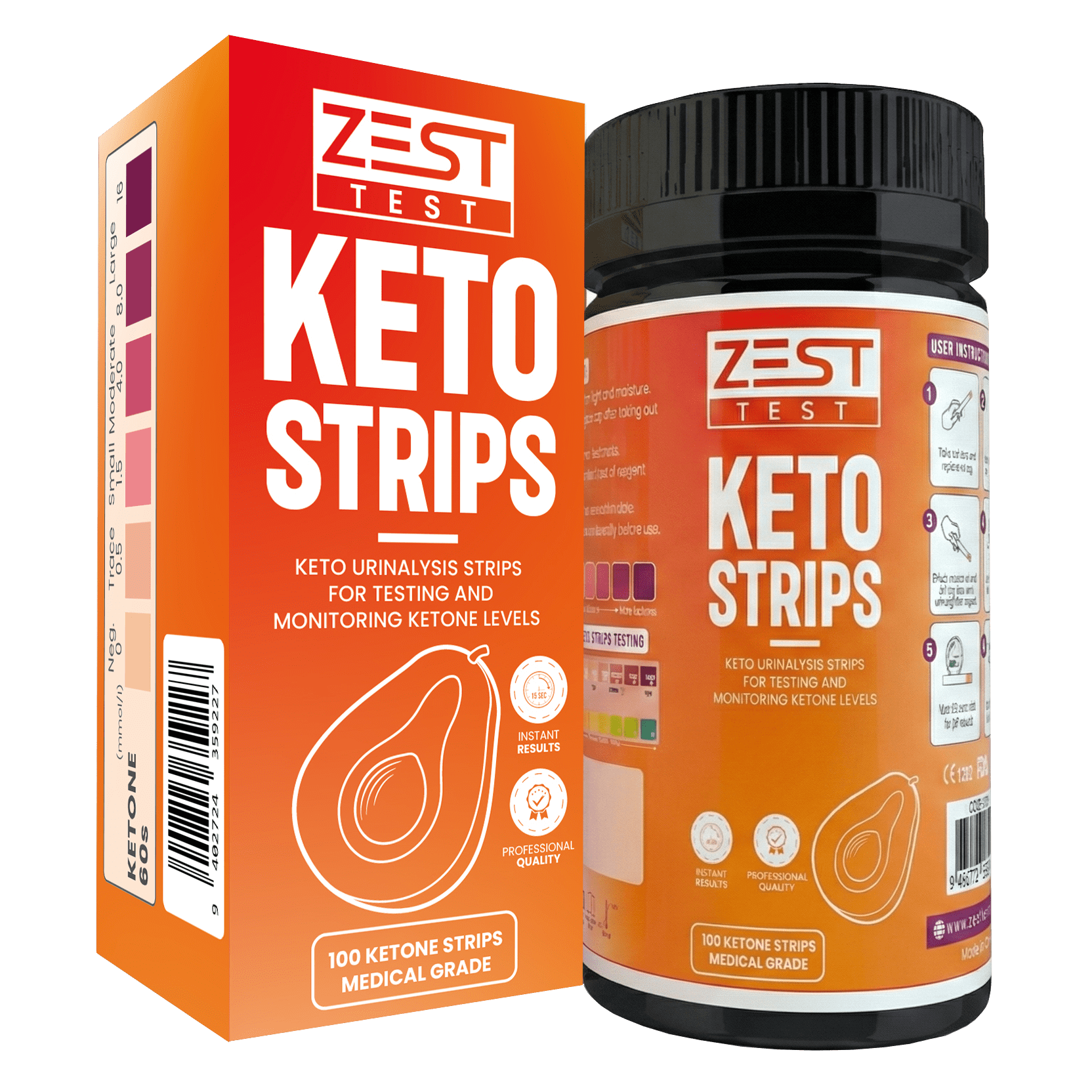 Zest Test Keto Strip | Ketone Testing | healthy.co.nz