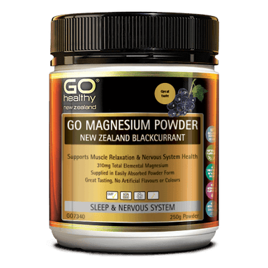 Go Magnesium Powder New Zealand Blackcurrant