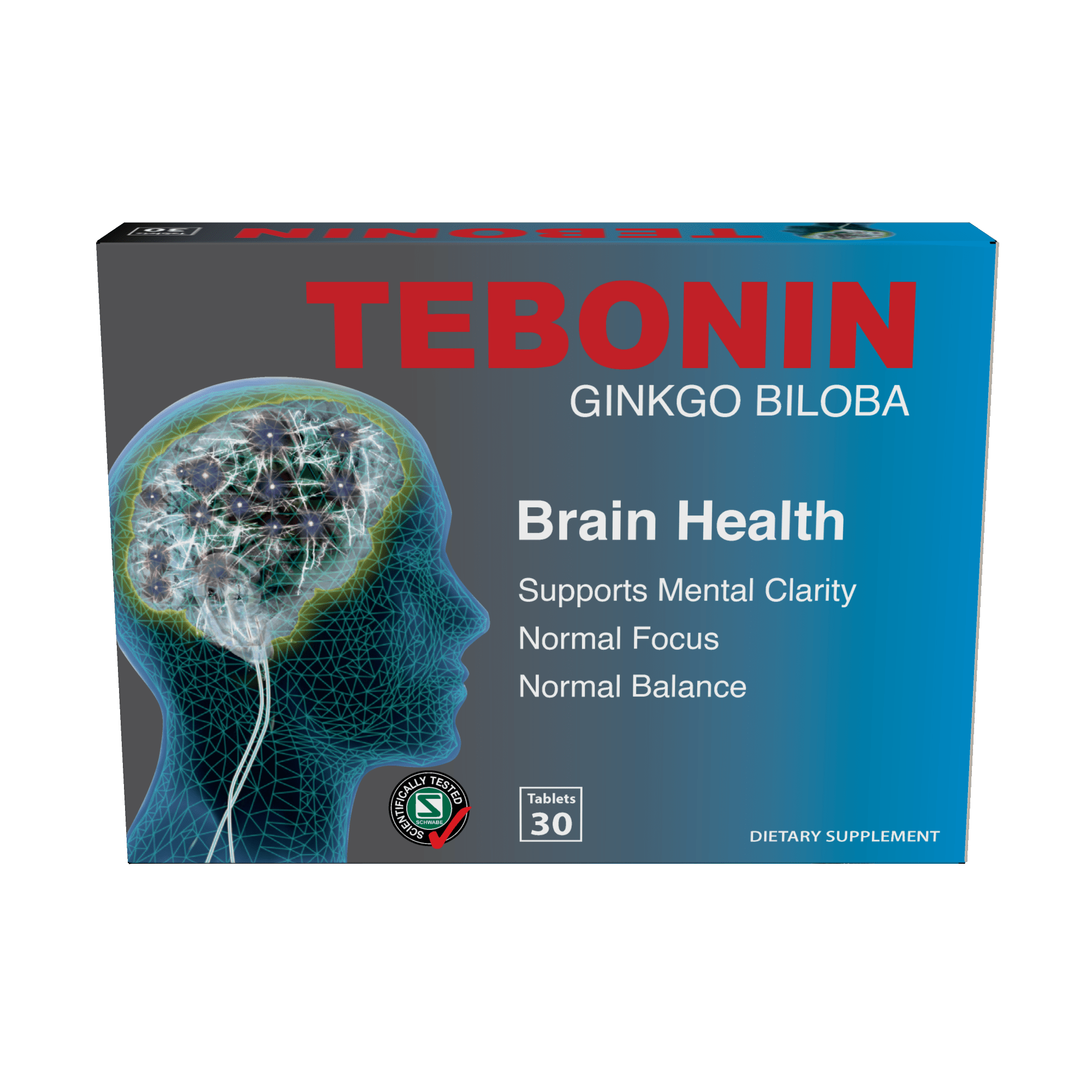 Schwabe Tebonin Ginkgo Biloba 30 Tablets 