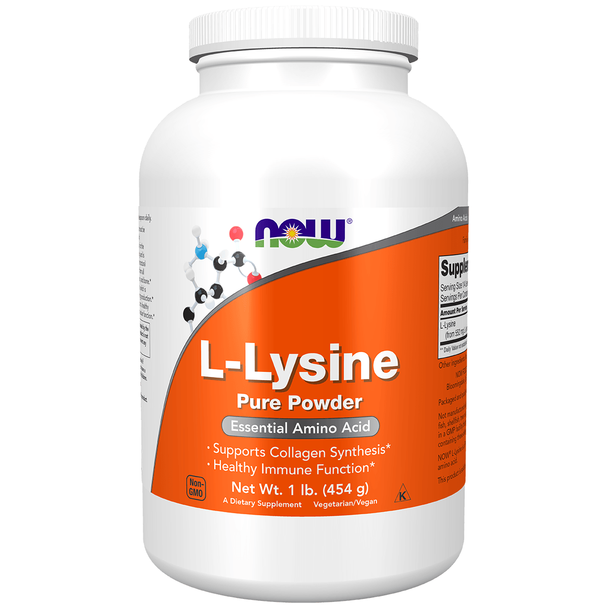 Now L-Lysine Pure Powder