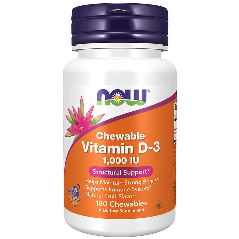 Now Vitamin D-3 1,000 IU Chews