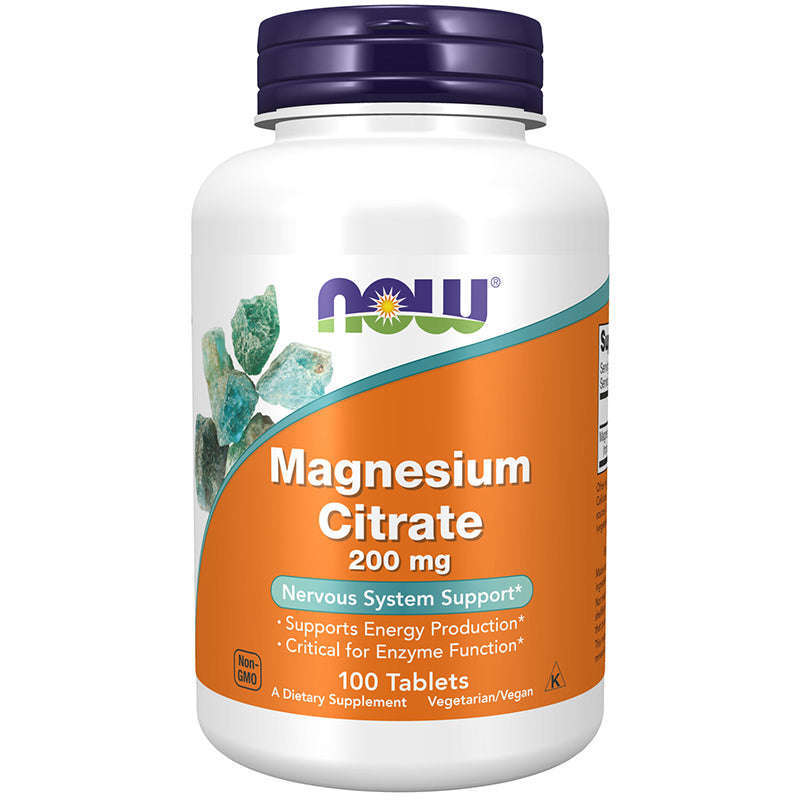 Now Magnesium Citrate Tablets