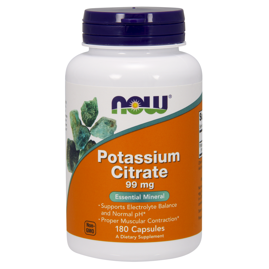 Now Potassium Citrate 99mg