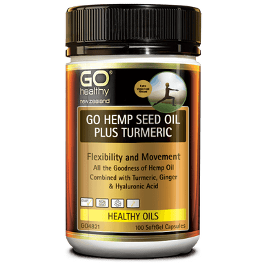 Go Healthy Go Hemp Seed Oil Plus Turmeric