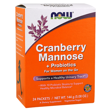 Now Now Cranberry Mannose + Probiotics Sachets