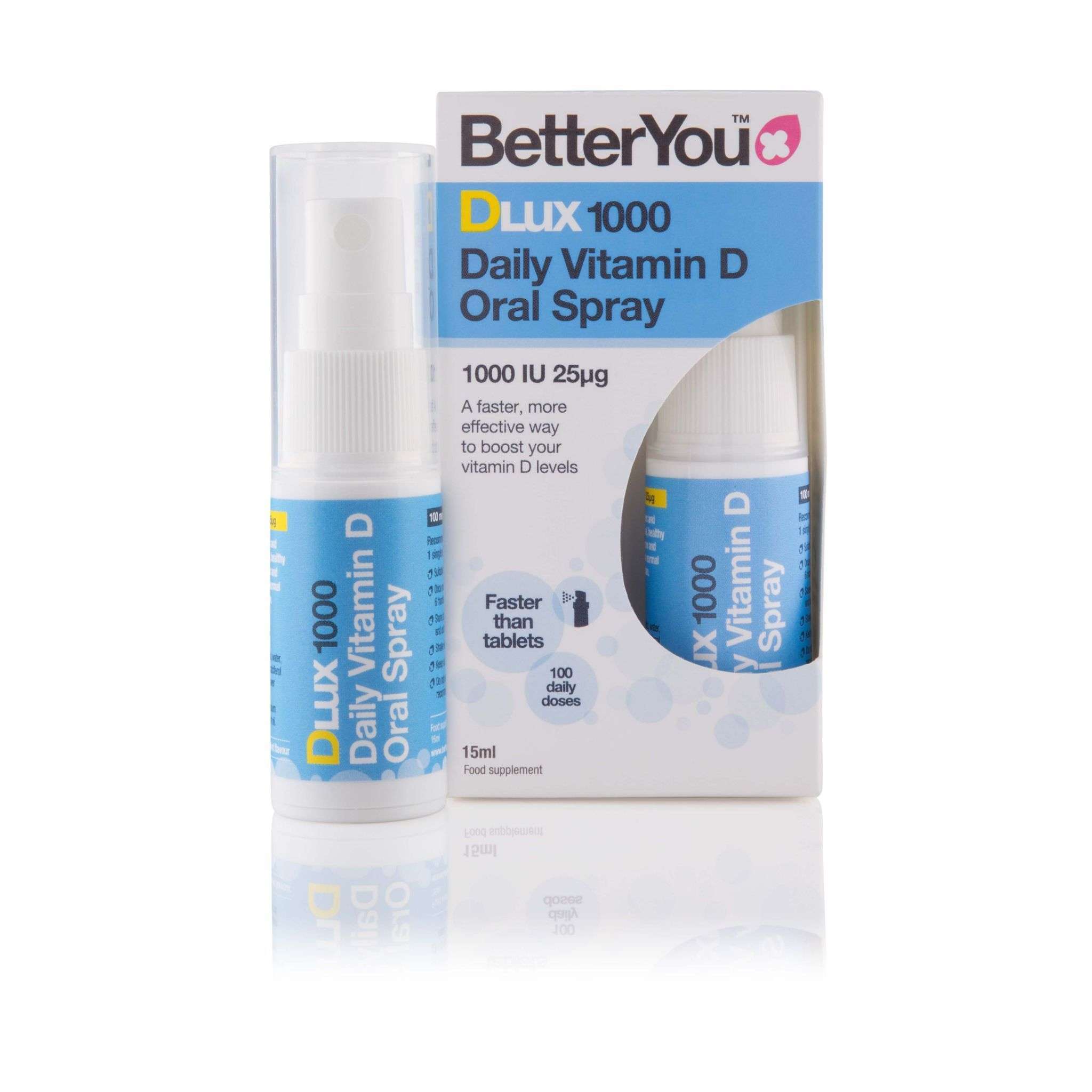 Better You Dlux 1000 Daily Oral D3 Spray