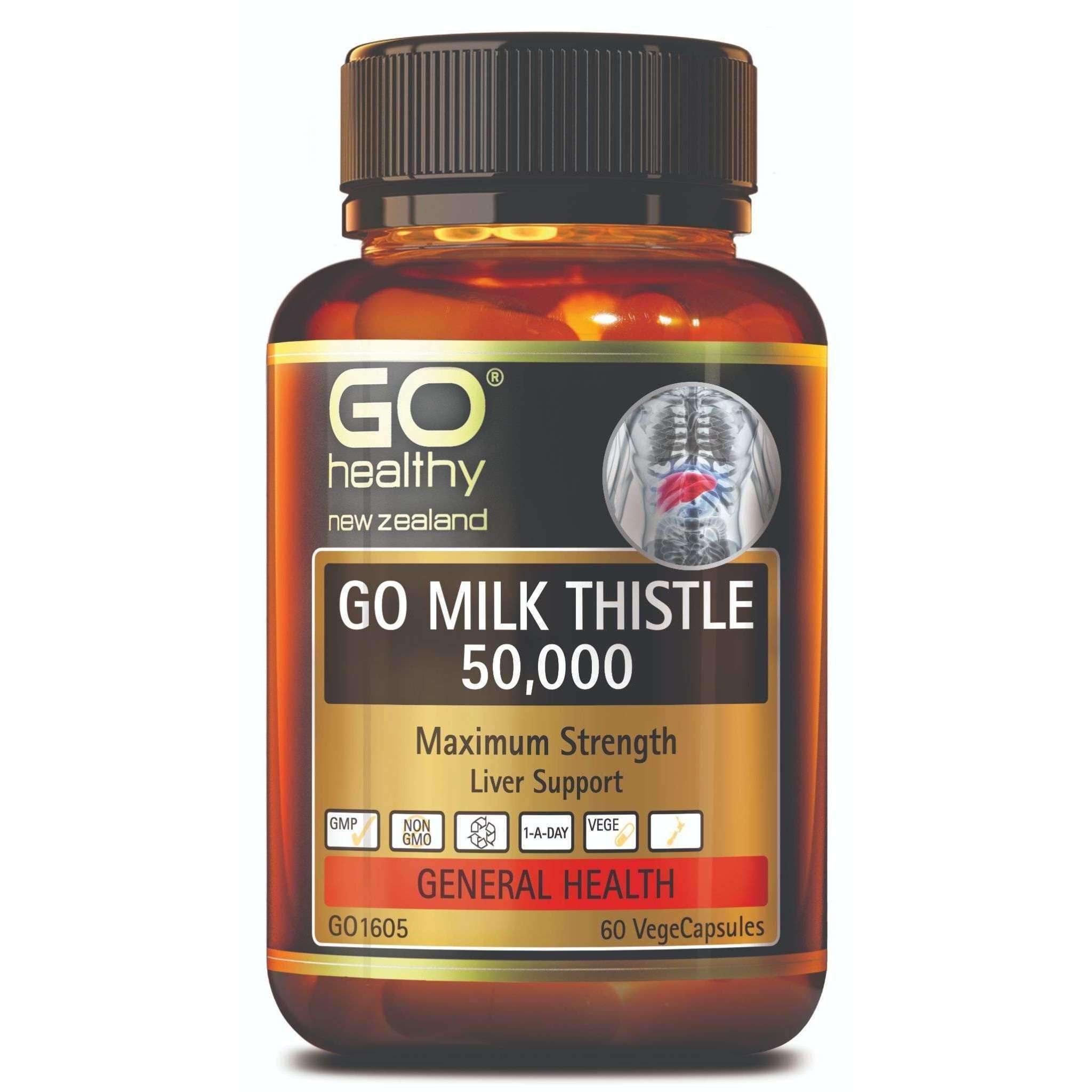Go Healthy Go Milk Thistle 50,000