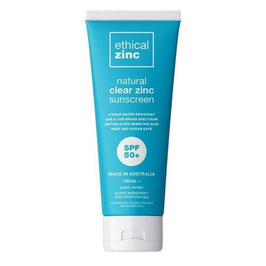 Ethical Zinc Ethical Zinc Natural Clear Zinc Sunscreen
