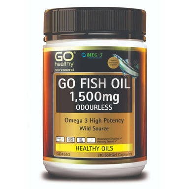 Go Healthy Go Fish Oil 1500mg Odourless