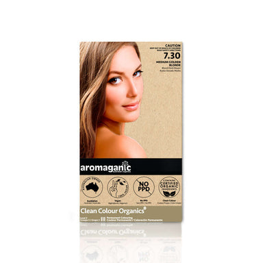 Aromaganic Organic Hair Colour 7.30 Medium Golden Blonde