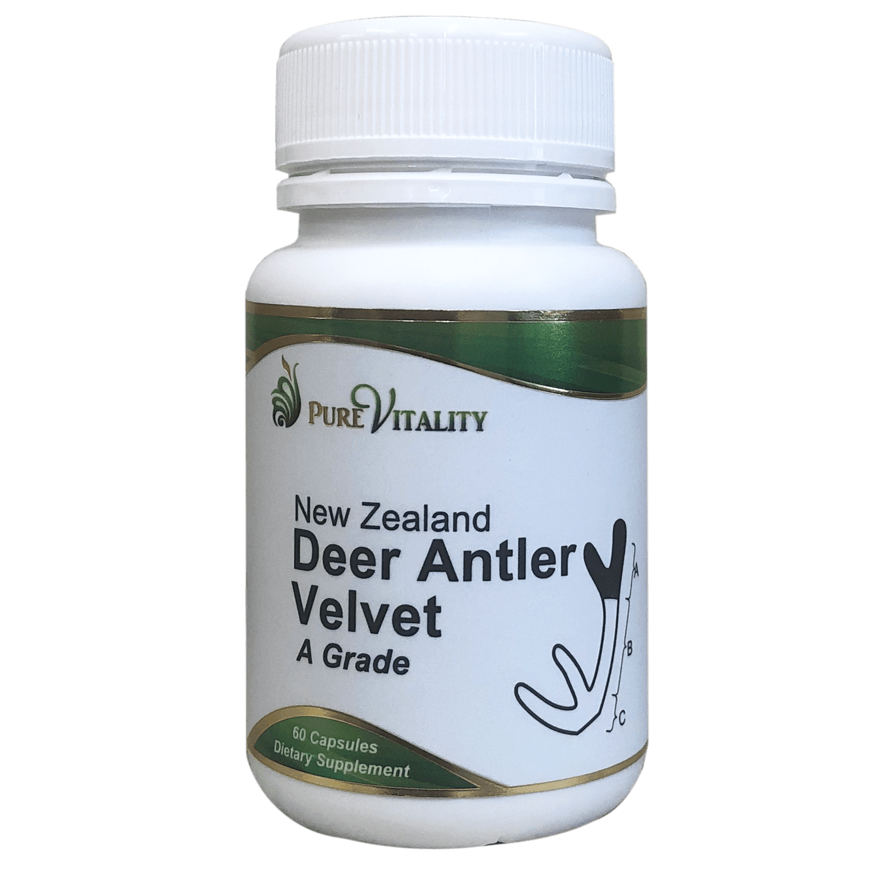 Pure Vitality Grade A Deer Antler Velvet
