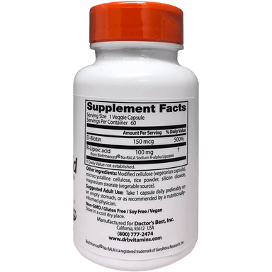 Doctor's Best Stabilized R-Lipoic Acid