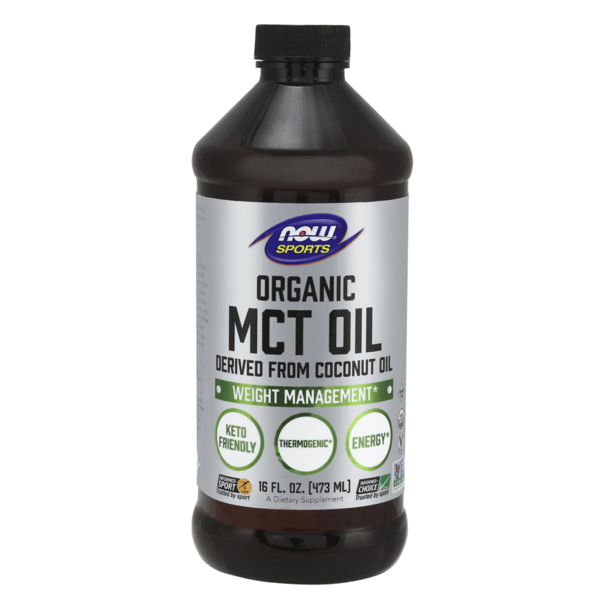 Now Organic MCT Oil Derived from Coconut Oil