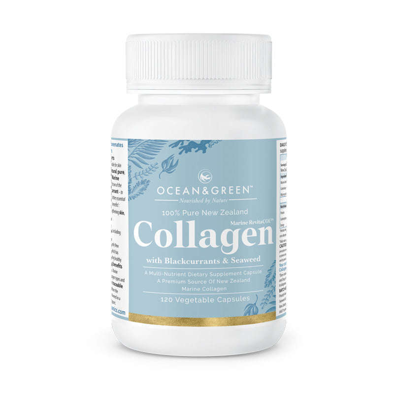 Ocean & Green NZ Marine Collagen | RevitaCOL + Blackcurrant + Kelp ...