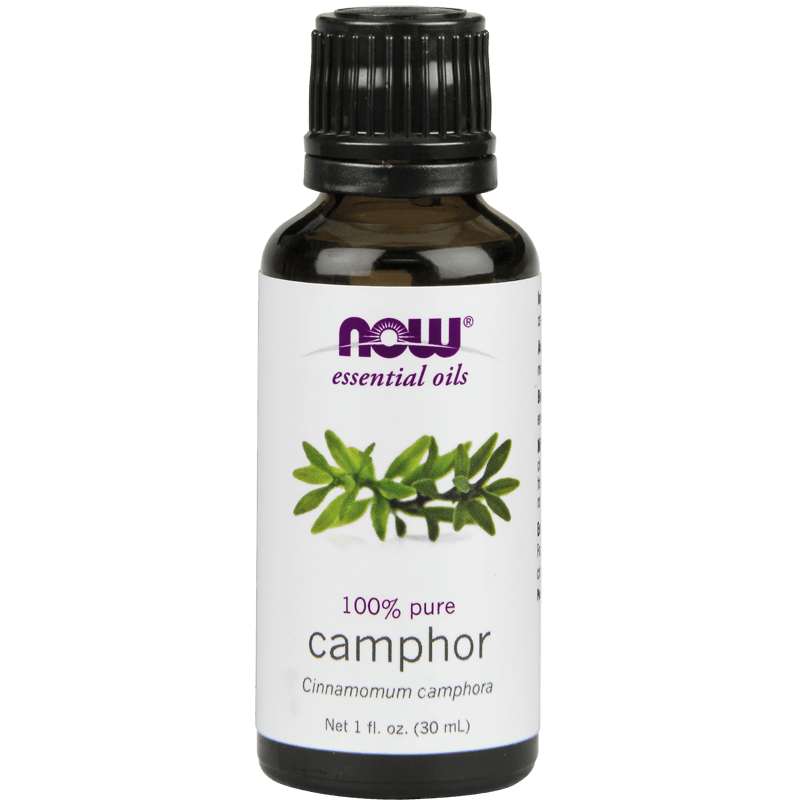 Now Camphor Essential Oil (Cinnamomum Camphora), 100% Pure