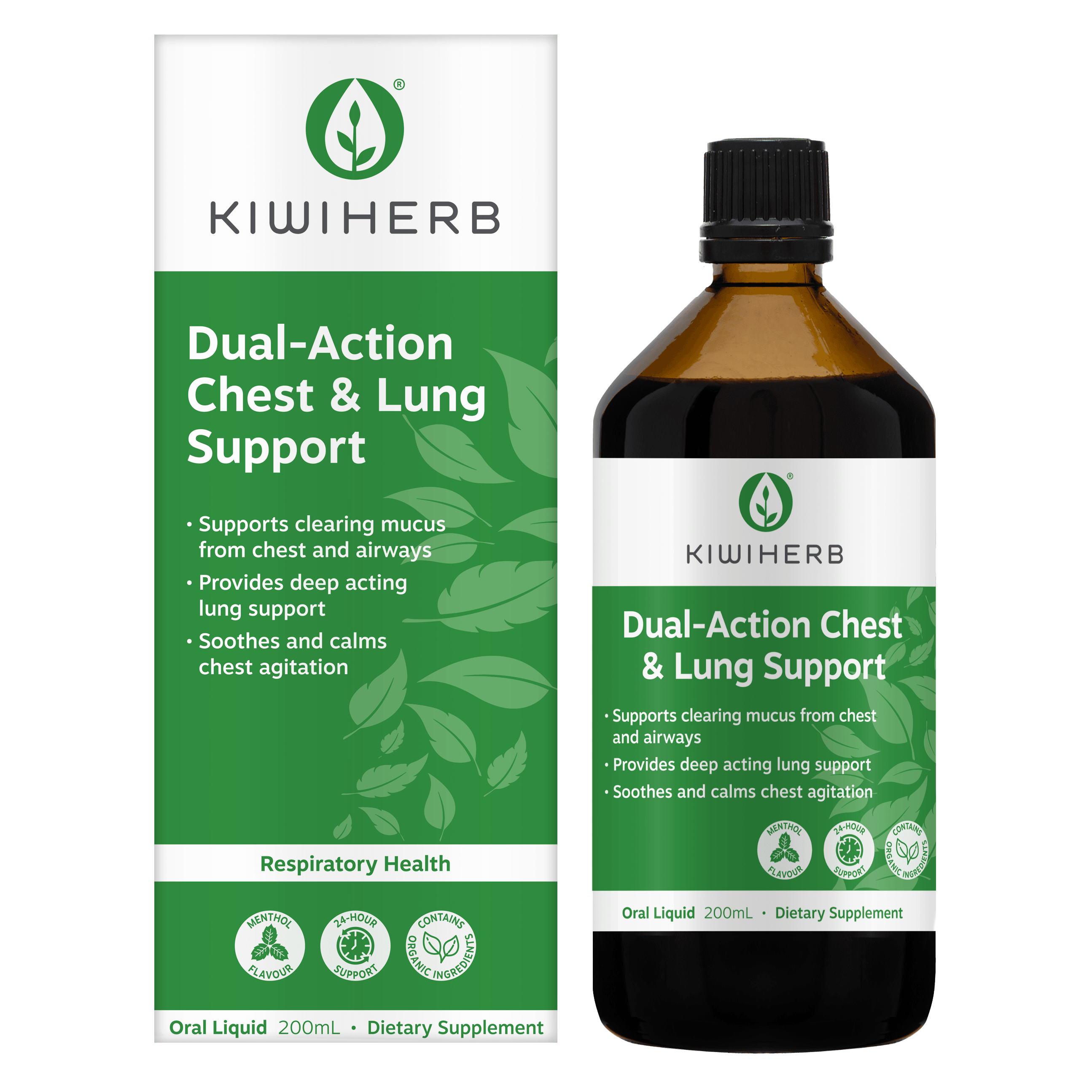 Kiwiherb Dual-Action Chest & Lung Support