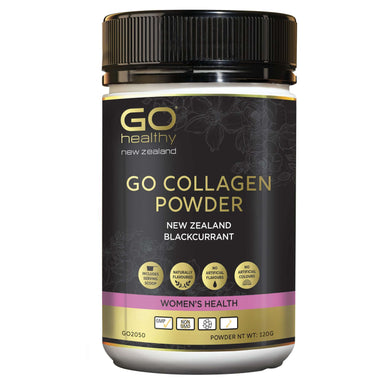 Go Healthy GO Collagen Powder New Zealand Blackcurrant