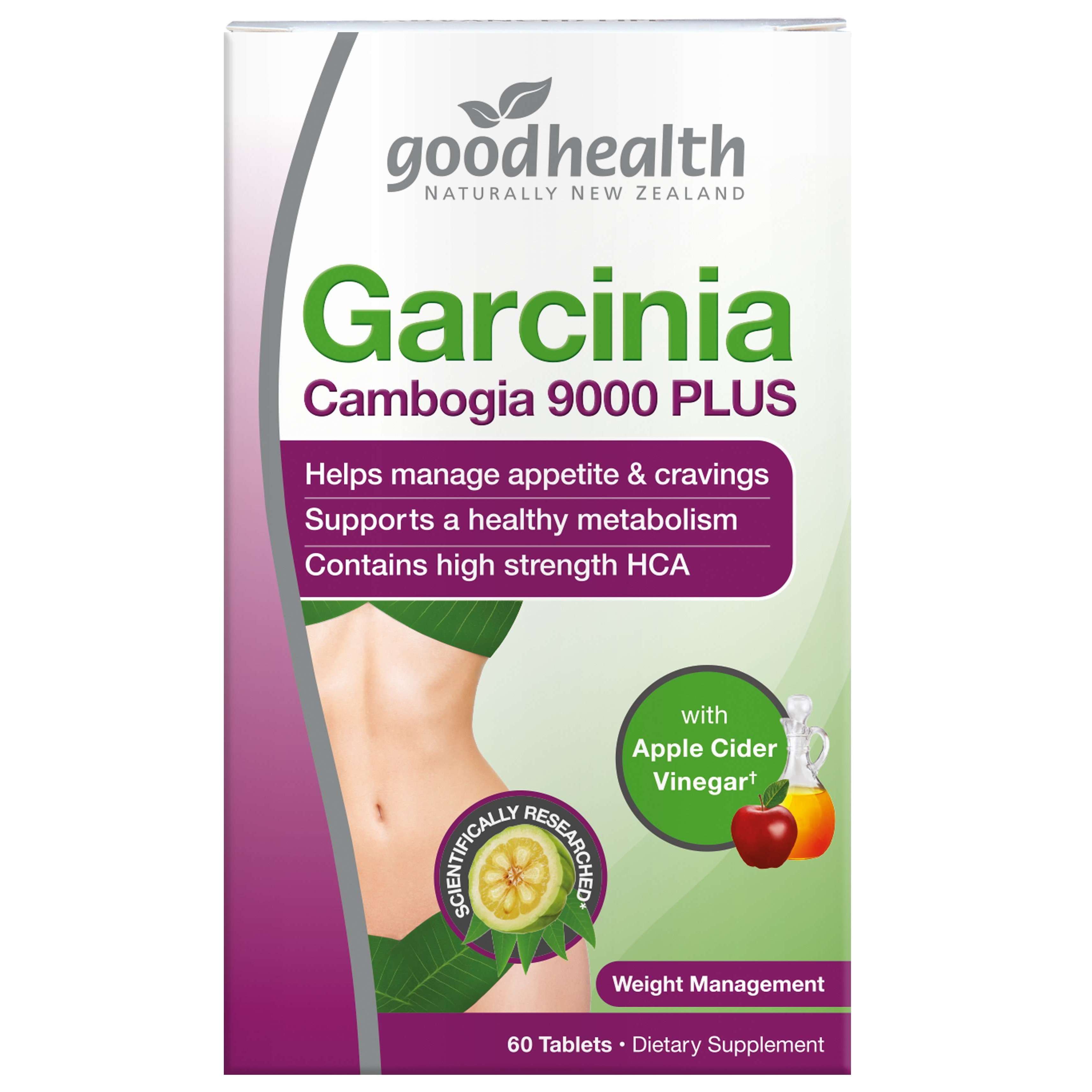 Good Health Garcinia Cambogia 9000 PLUS with Apple Cider Vinegar