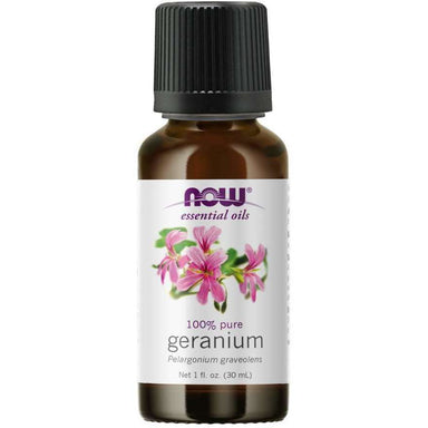 Now Geranium Essential Oil (Pelargonium Graveolens), 100% Pure