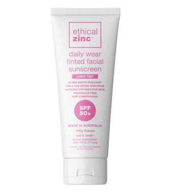 Ethical Zinc Daily Wear Light Tinted Facial Sunscreen