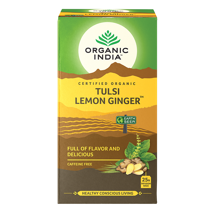 Organic India Organic Tulsi Lemon Ginger Tea