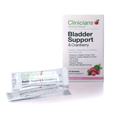 Clinicians Bladder Support with Cranberry Sachets
