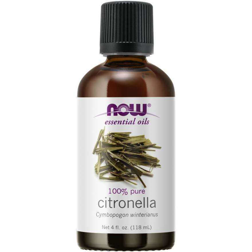 Now Citronella Essential Oil (Cymbopogon Winterianus), 100% Pure