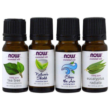 Now Seasonal Changes, Balancing Essential Oils Kit, 4 Bottles, 10ml Each