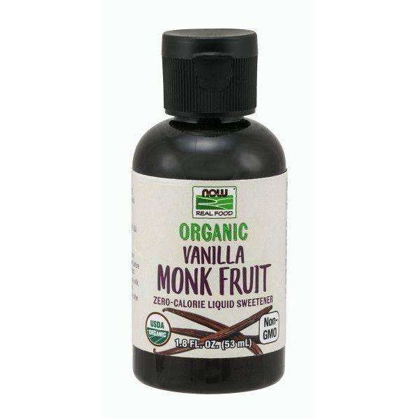 Now Monk Fruit Organic Liquid Sweetener Vanilla