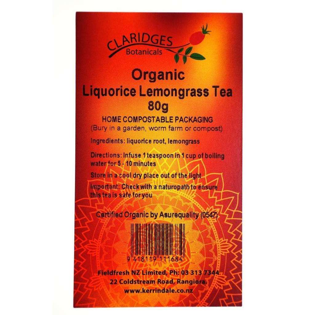 Claridges Organic Licorice & Lemongrass Tea Loose