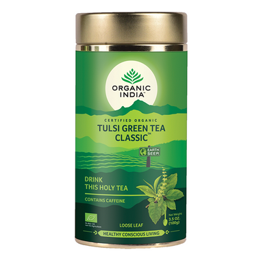 Organic Tulsi Green Loose Leaf Tea