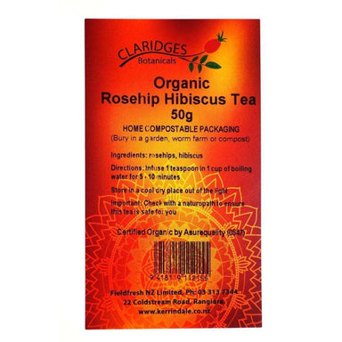 Claridges Organic Rosehip Hibiscus Tea Loose